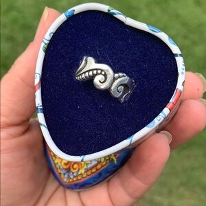 Brighton Sterling Silver Swirl Ring 925